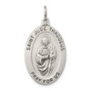 Lex & Lu Sterling Silver Saint Jude Thaddeus Medal LAL104413 - Lex & Lu