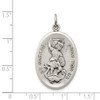 Lex & Lu Sterling Silver St. Michael Medal - 5 - Lex & Lu