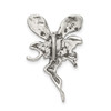 Lex & Lu Sterling Silver Antiqued Fairy Pendant LAL104536 - 4 - Lex & Lu