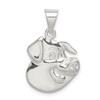 Lex & Lu Sterling Silver Pig Charm LAL104571 - Lex & Lu