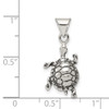 Lex & Lu Sterling Silver Antiqued Turtle Charm LAL104587 - 3 - Lex & Lu