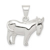 Lex & Lu Sterling Silver Donkey Pendant - Lex & Lu