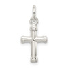 Lex & Lu Sterling Silver Cross Charm LAL104679 - Lex & Lu