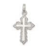 Lex & Lu Sterling Silver Cross Charm LAL104690 - Lex & Lu