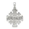 Lex & Lu Sterling Silver Antiqued Jerusalem Crusader Pendant - 4 - Lex & Lu