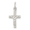 Lex & Lu Sterling Silver Small Crucifix Charm - Lex & Lu