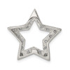 Lex & Lu Sterling Silver CZ Star Pendant LAL104746 - 4 - Lex & Lu