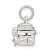 Lex & Lu Sterling Silver Cross Prayer Box Charm - 2 - Lex & Lu