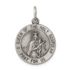 Lex & Lu Sterling Silver Queen of the Holy Scapular Medal LAL104786 - Lex & Lu