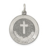 Lex & Lu Sterling Silver Confirmation Medal Charm LAL104813 - Lex & Lu