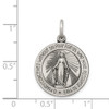 Lex & Lu Sterling Silver Antiqued Miraculous Medal LAL104819 - 3 - Lex & Lu