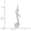 Lex & Lu Sterling Silver Music Note Charm LAL104850 - 3 - Lex & Lu