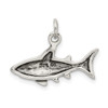 Lex & Lu Sterling Silver Antique Shark Charm - 4 - Lex & Lu