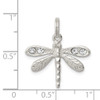 Lex & Lu Sterling Silver Preciosa Austrian Crystal Dragonfly Charm - 3 - Lex & Lu