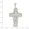 Lex & Lu Sterling Silver D/C Crucifix Pendant LAL105123 - 3 - Lex & Lu