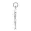 Lex & Lu Sterling Silver Polished Yoga Charm - 2 - Lex & Lu