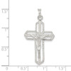 Lex & Lu Sterling Silver Crucifix Pendant LAL105160 - 3 - Lex & Lu