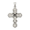 Lex & Lu Sterling Silver Marcasite Cross Pendant LAL105181 - 4 - Lex & Lu