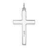 Lex & Lu Sterling Silver w/Rhodium INRI Crucifix Pendant LAL105237 - 3 - Lex & Lu