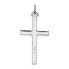 Lex & Lu Sterling Silver w/Rhodium Crucifix Pendant LAL105239 - 3 - Lex & Lu