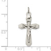 Lex & Lu Sterling Silver Antiqued INRI Crucifix Pendant LAL105243 - 3 - Lex & Lu