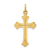 Lex & Lu Sterling Silver & 24k Gold -plated Cross Pendant - Lex & Lu