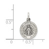 Lex & Lu Sterling Silver Antiqued Miraculous Medal LAL105274 - 3 - Lex & Lu