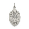 Lex & Lu Sterling Silver Antiqued Miraculous Medal LAL105278 - 4 - Lex & Lu