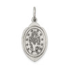 Lex & Lu Sterling Silver Antiqued Miraculous Medal LAL105279 - 4 - Lex & Lu