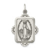 Lex & Lu Sterling Silver Antiqued Miraculous Medal LAL105282 - Lex & Lu