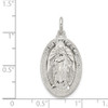 Lex & Lu Sterling Silver Miraculous Medal LAL105294 - 3 - Lex & Lu