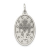 Lex & Lu Sterling Silver Antiqued Miraculous Medal LAL105295 - 4 - Lex & Lu