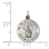 Lex & Lu Sterling Silver Antiqued De La Providencia Medal LAL105317 - 3 - Lex & Lu
