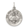 Lex & Lu Sterling Silver Antiqued San Juan Los Lagos Medal - Lex & Lu