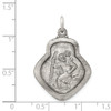 Lex & Lu Sterling Silver Antiqued Saint Christopher Medal LAL105329 - 3 - Lex & Lu