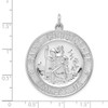 Lex & Lu Sterling Silver Saint Christopher Medal LAL105341 - 3 - Lex & Lu
