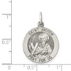 Lex & Lu Sterling Silver Antiqued Saint Andrew Medal LAL105383 - 3 - Lex & Lu