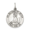 Lex & Lu Sterling Silver Antiqued Saint Elizabeth Seton Medal LAL105386 - Lex & Lu