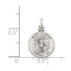 Lex & Lu Sterling Silver Antiqued Saint Florian Medal LAL105388 - 3 - Lex & Lu