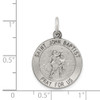 Lex & Lu Sterling Silver Antiqued Saint John the Baptist Medal LAL105401 - 3 - Lex & Lu