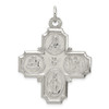 Lex & Lu Sterling Silver 4-way Medal LAL105429 - Lex & Lu