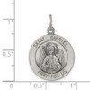 Lex & Lu Sterling Silver Antiqued Saint Gabriel Medal - 3 - Lex & Lu