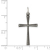 Lex & Lu Sterling Silver Antiqued Cross Charm LAL105455 - 3 - Lex & Lu