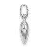 Lex & Lu Sterling Silver w/Rhodium Puffed Heart Charm LAL105512 - 2 - Lex & Lu