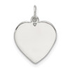 Lex & Lu Sterling Silver Small Heart Charm - 4 - Lex & Lu