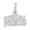 Lex & Lu Sterling Silver Special Friend Charm - Lex & Lu