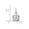 Lex & Lu Sterling Silver Crown Charm LAL105570 - 3 - Lex & Lu