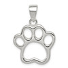 Lex & Lu Sterling Silver Paw Pendant - Lex & Lu