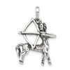 Lex & Lu Sterling Silver Antiqued Sagittarius Pendant - Lex & Lu