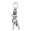 Lex & Lu Sterling Silver Antiqued Sagittarius Pendant - 2 - Lex & Lu